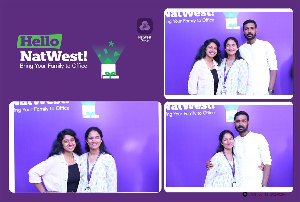 NatWest corporate photo booth event