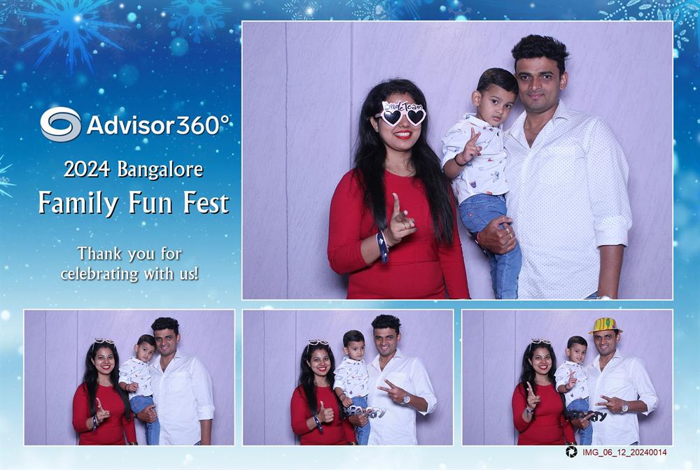 Advisor360 family fun fest photo booth